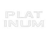 Platinum Tailgate Lettering Kit Fits 2025-2027 Ford Super Duty Platinum
