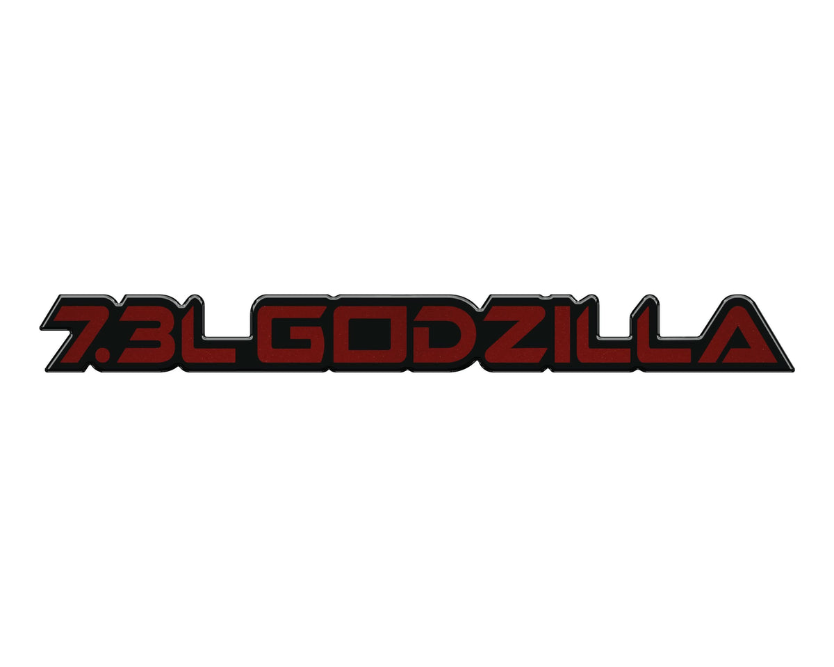 7.3L Godzilla Badge Fits 2020-2027 Ford Super Duty