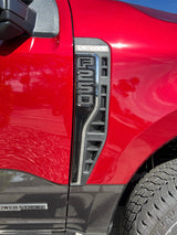Front Fender Emblem Overlays Fits 2023-2026 Ford Super Duty