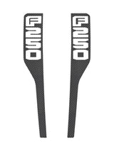 Front Fender Emblem Overlays Fits 2023-2026 Ford Super Duty