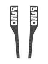 Front Fender Emblem Overlays Fits 2023-2026 Ford Super Duty