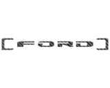 Upper Glove Box Letter Overlays Fits 2023-2027 Ford Super Duty
