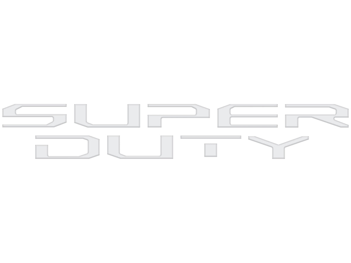 Tailgate Letter Inserts Fits 2025-2027 Ford Super Duty Platinum
