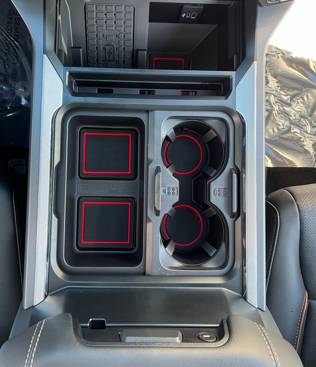 Center Console Foam Inserts Fits 2023-2027 Ford Super Duty