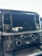 Display Screen Accent Trim Fits 2023-2027 Ford Super Duty