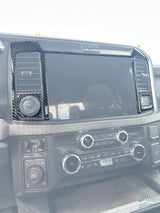 Display Screen Accent Trim Fits 2023-2027 Ford Super Duty