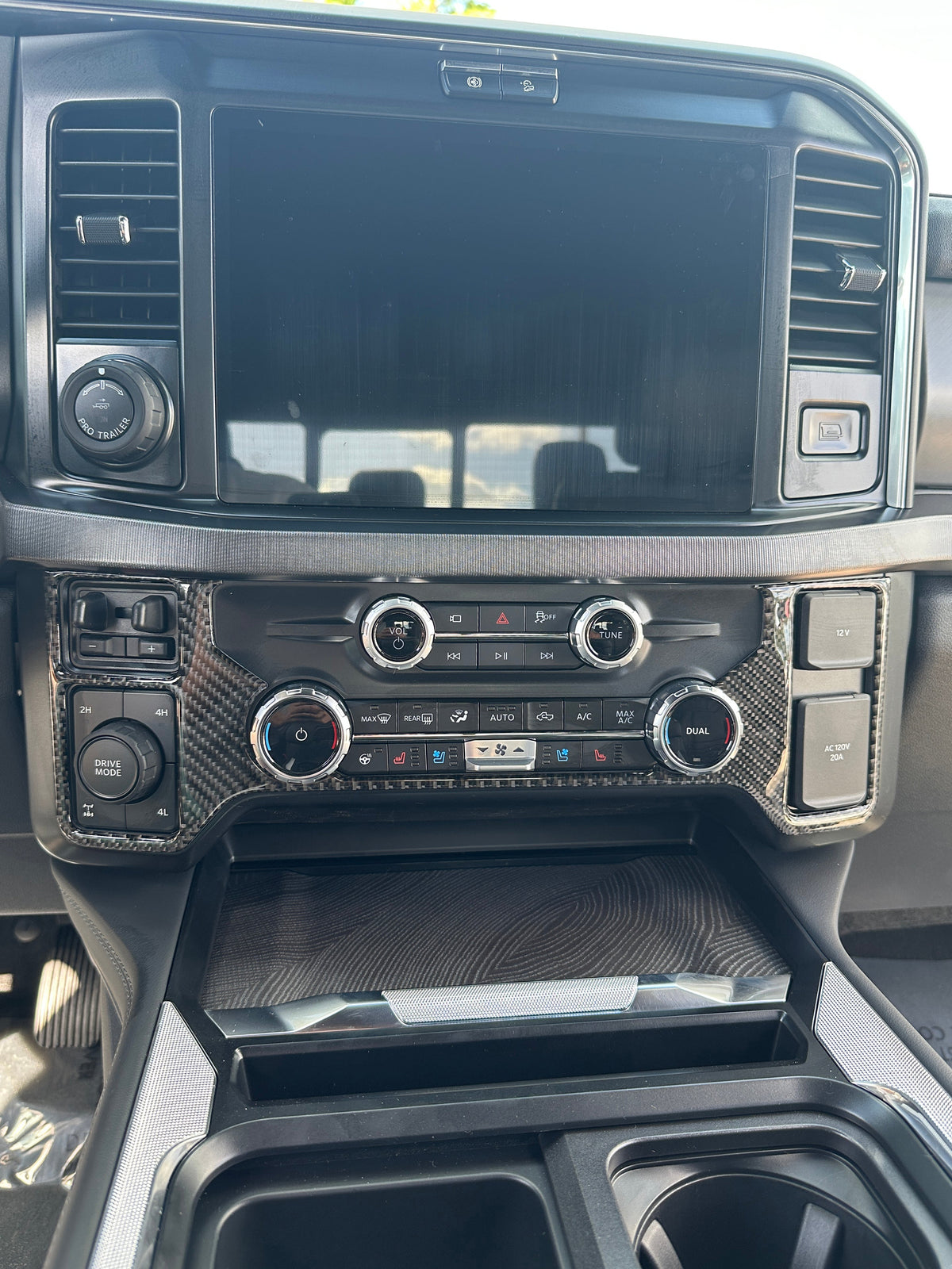 Climate Control Accent Trim Fits 2023-2027 Ford Super Duty