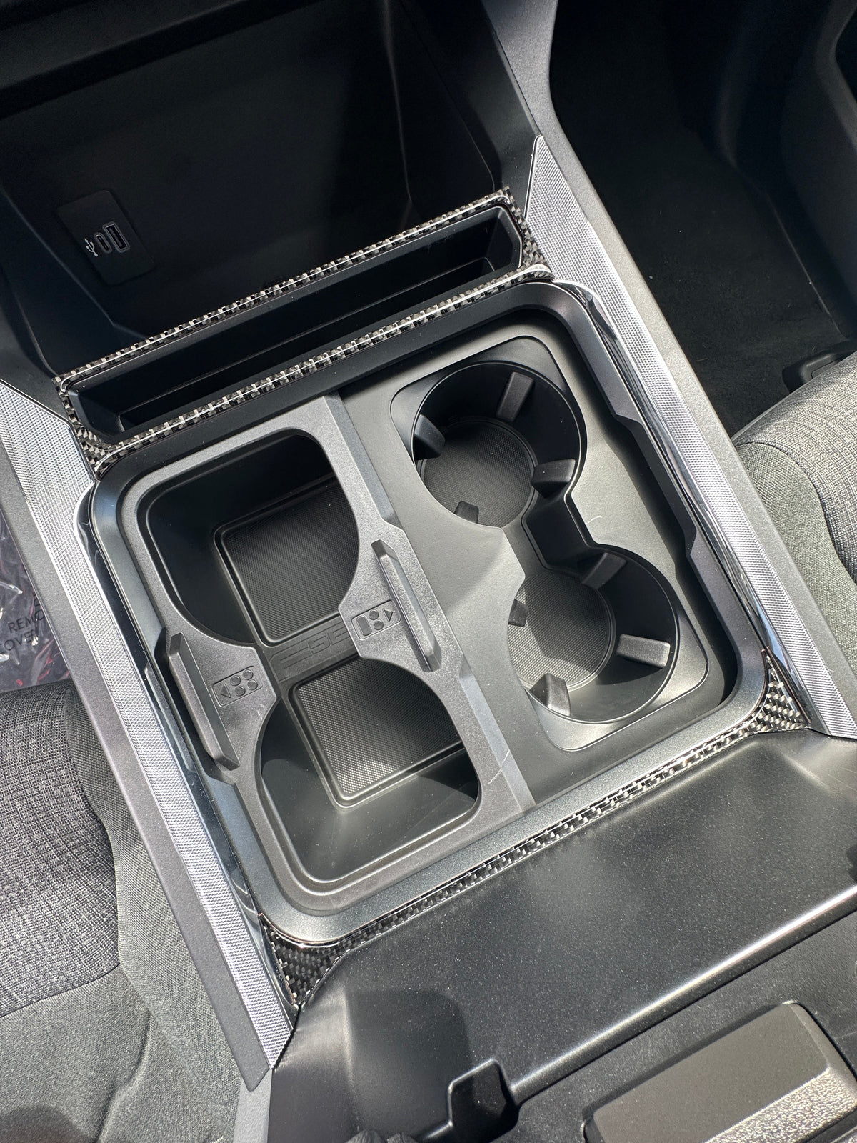 Center Console Accent Trim Fits 2023-2027 Ford Super Duty