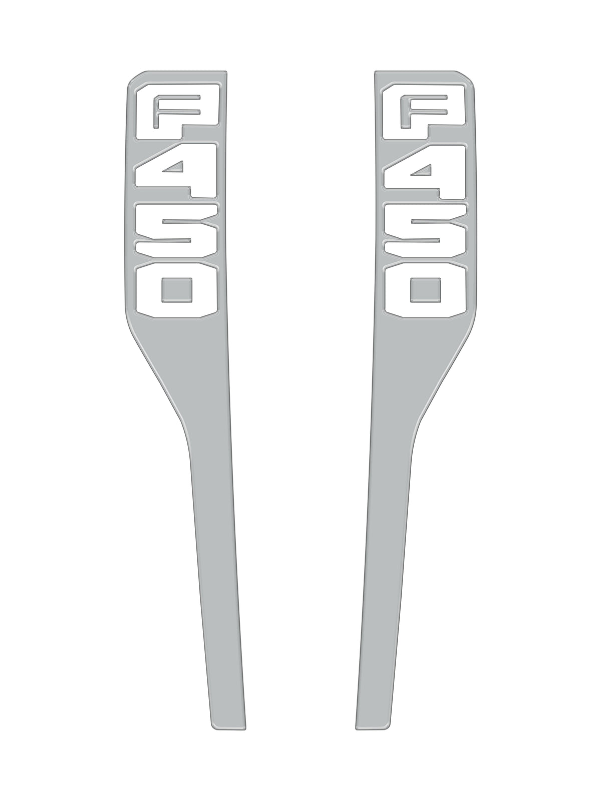Front Fender Emblem Overlays Fits 2023-2026 Ford Super Duty
