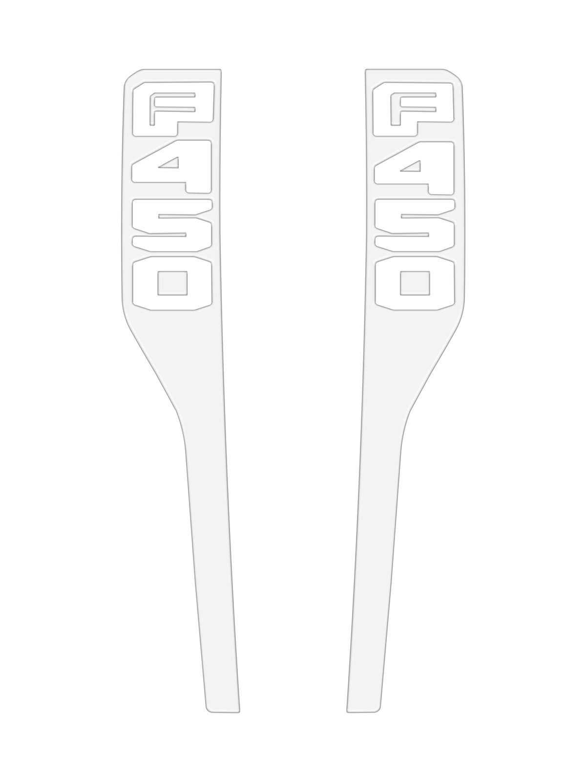 Front Fender Emblem Overlays Fits 2023-2026 Ford Super Duty