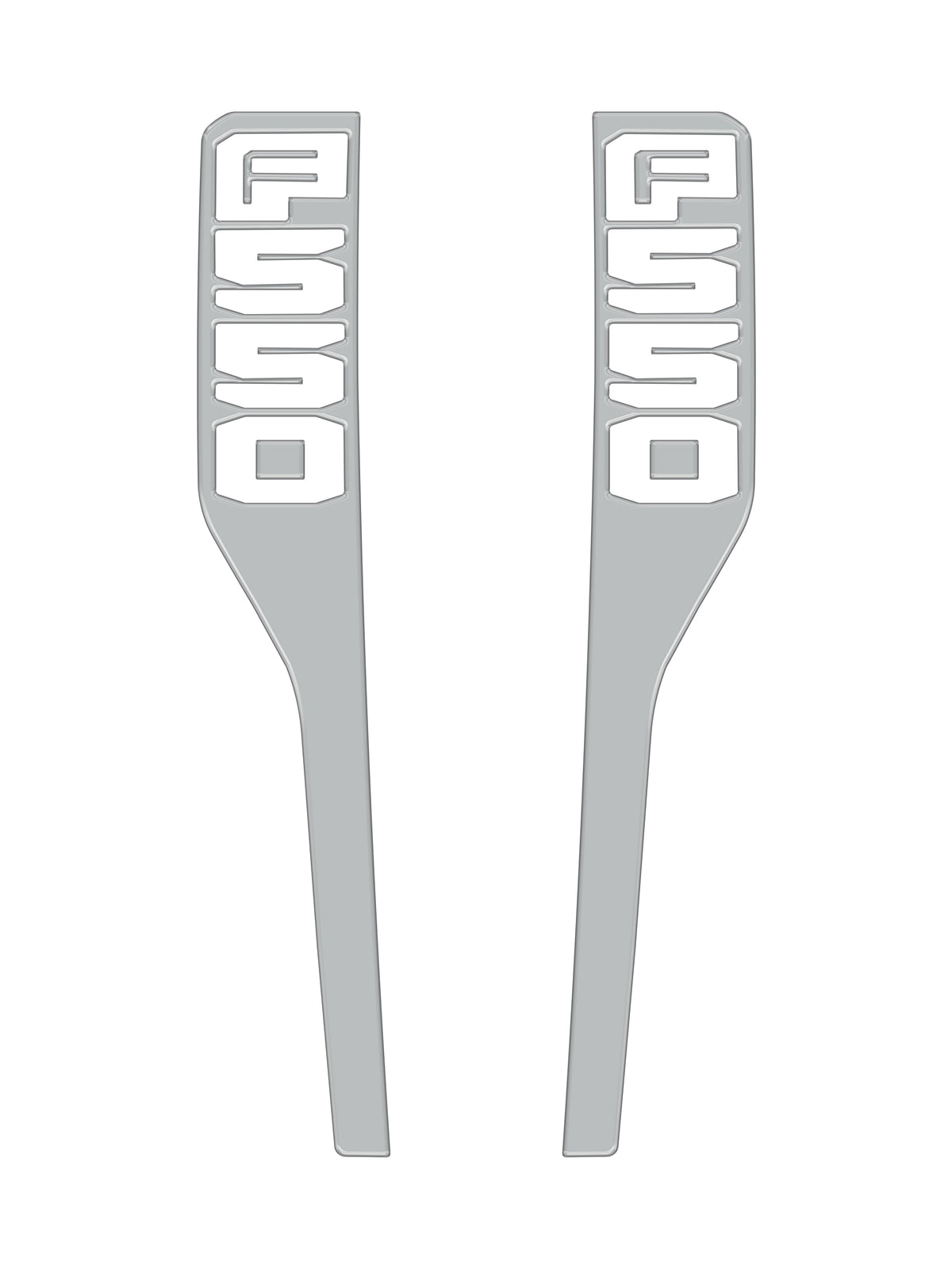 Front Fender Emblem Overlays Fits 2023-2026 Ford Super Duty