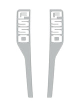 Front Fender Emblem Overlays Fits 2023-2026 Ford Super Duty
