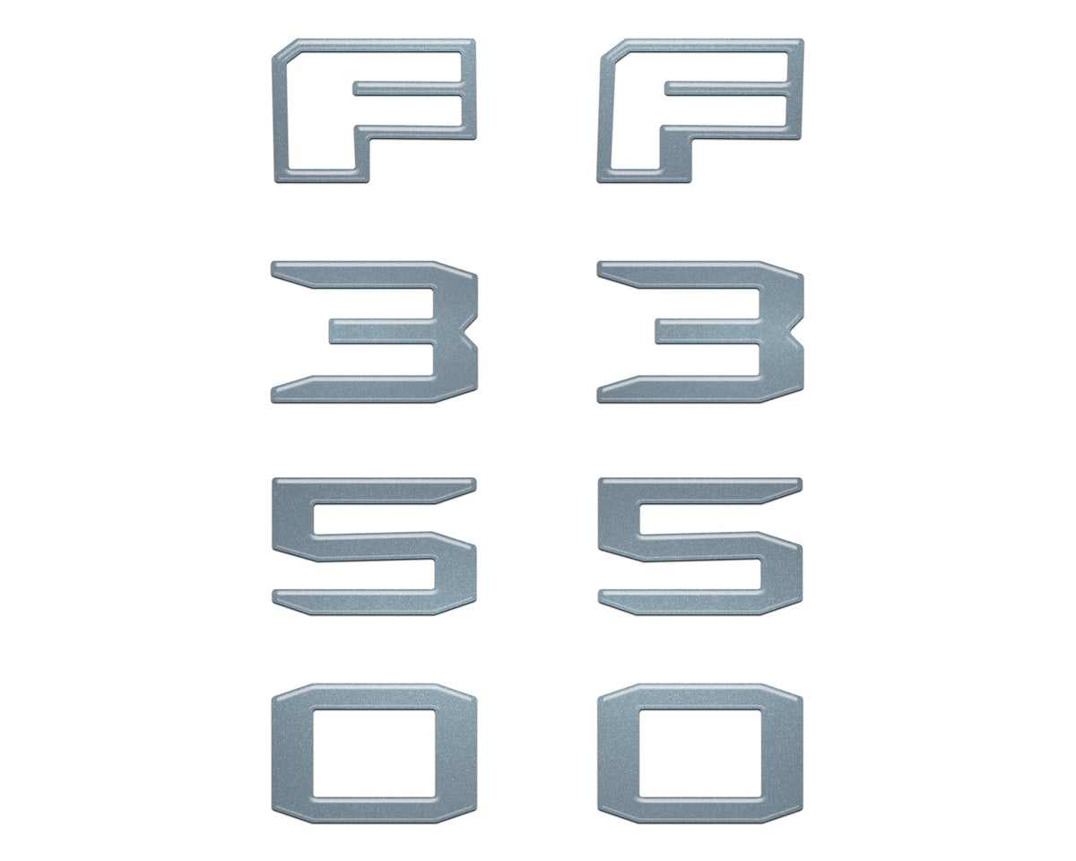 Fender Badge Letter Overlays Fits 2023-2026 Ford Super Duty