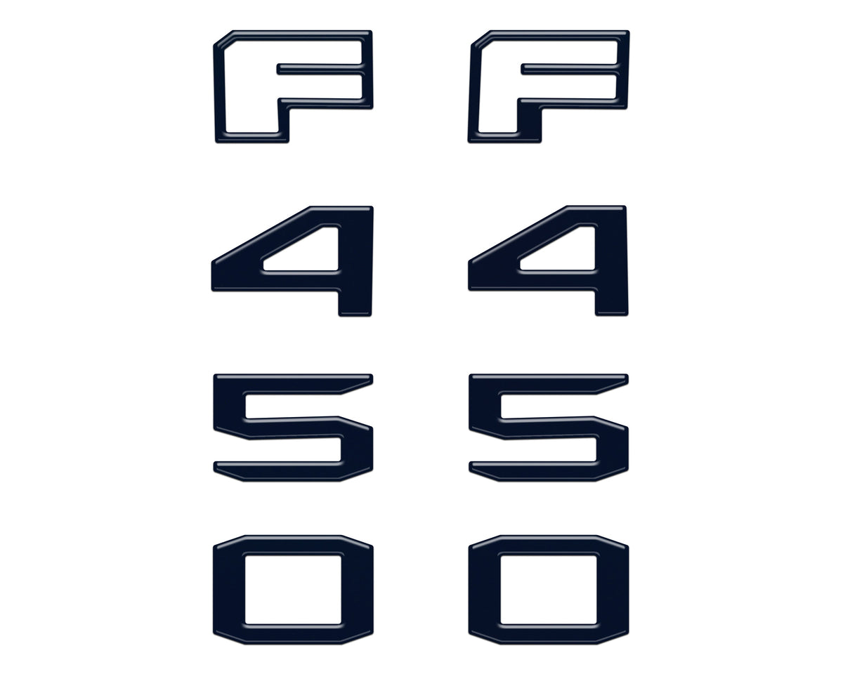 Fender Badge Letter Overlays Fits 2023-2026 Ford Super Duty