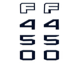 Fender Badge Letter Overlays Fits 2023-2026 Ford Super Duty