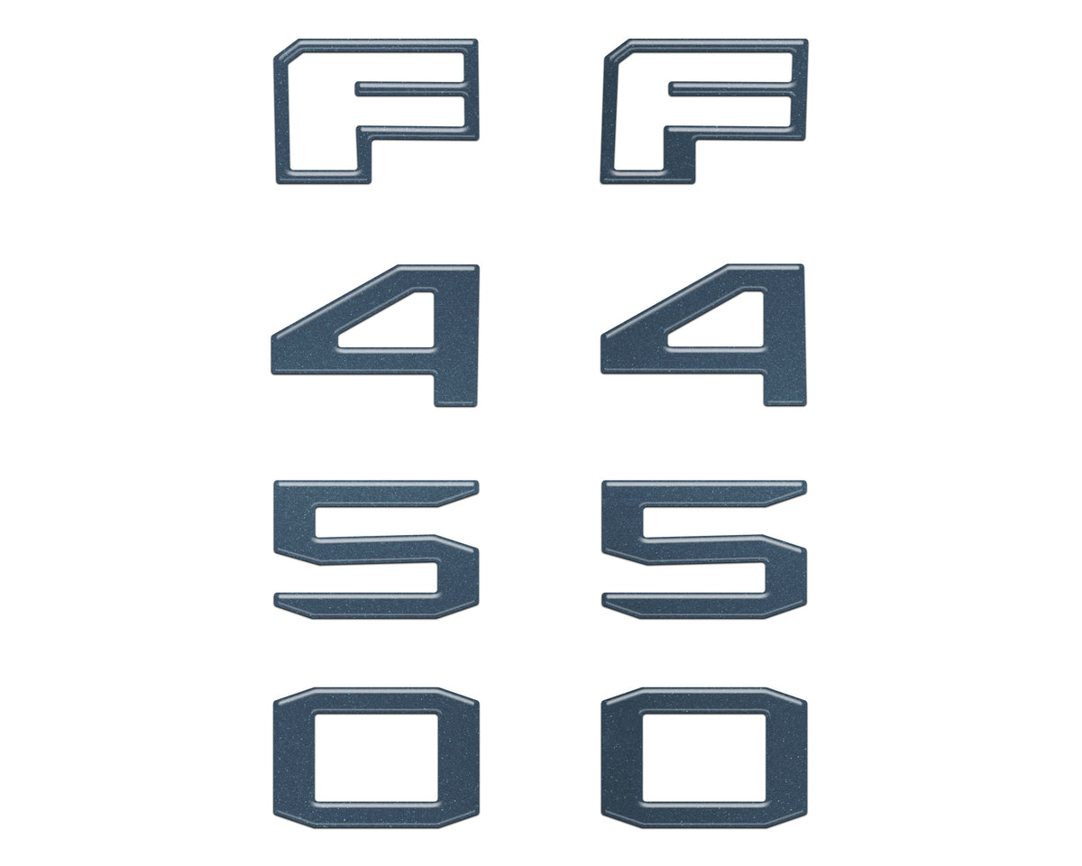 Fender Badge Letter Overlays Fits 2023-2026 Ford Super Duty