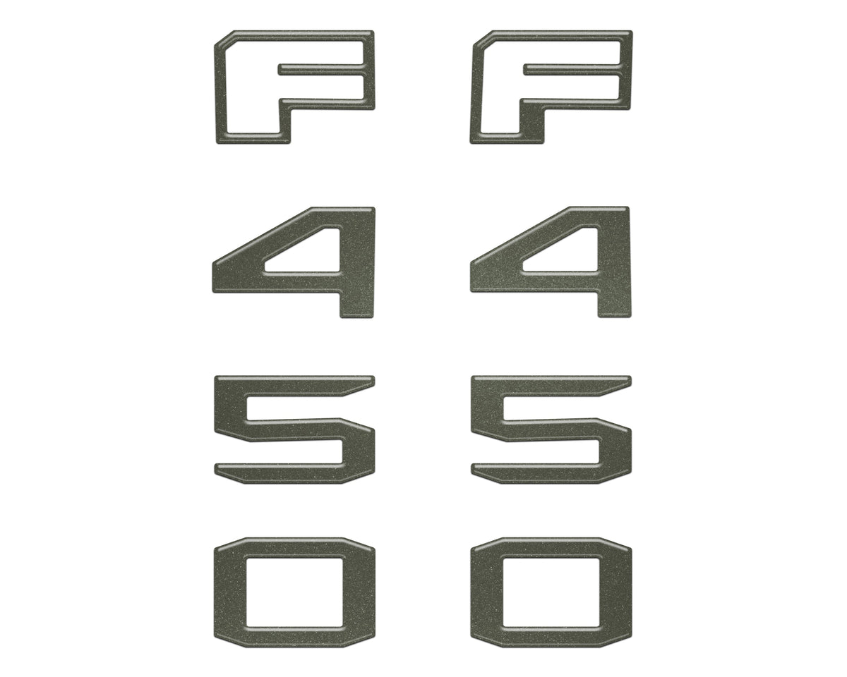 Fender Badge Letter Overlays Fits 2023-2026 Ford Super Duty