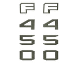 Fender Badge Letter Overlays Fits 2023-2026 Ford Super Duty
