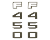 Fender Badge Letter Overlays Fits 2023-2026 Ford Super Duty