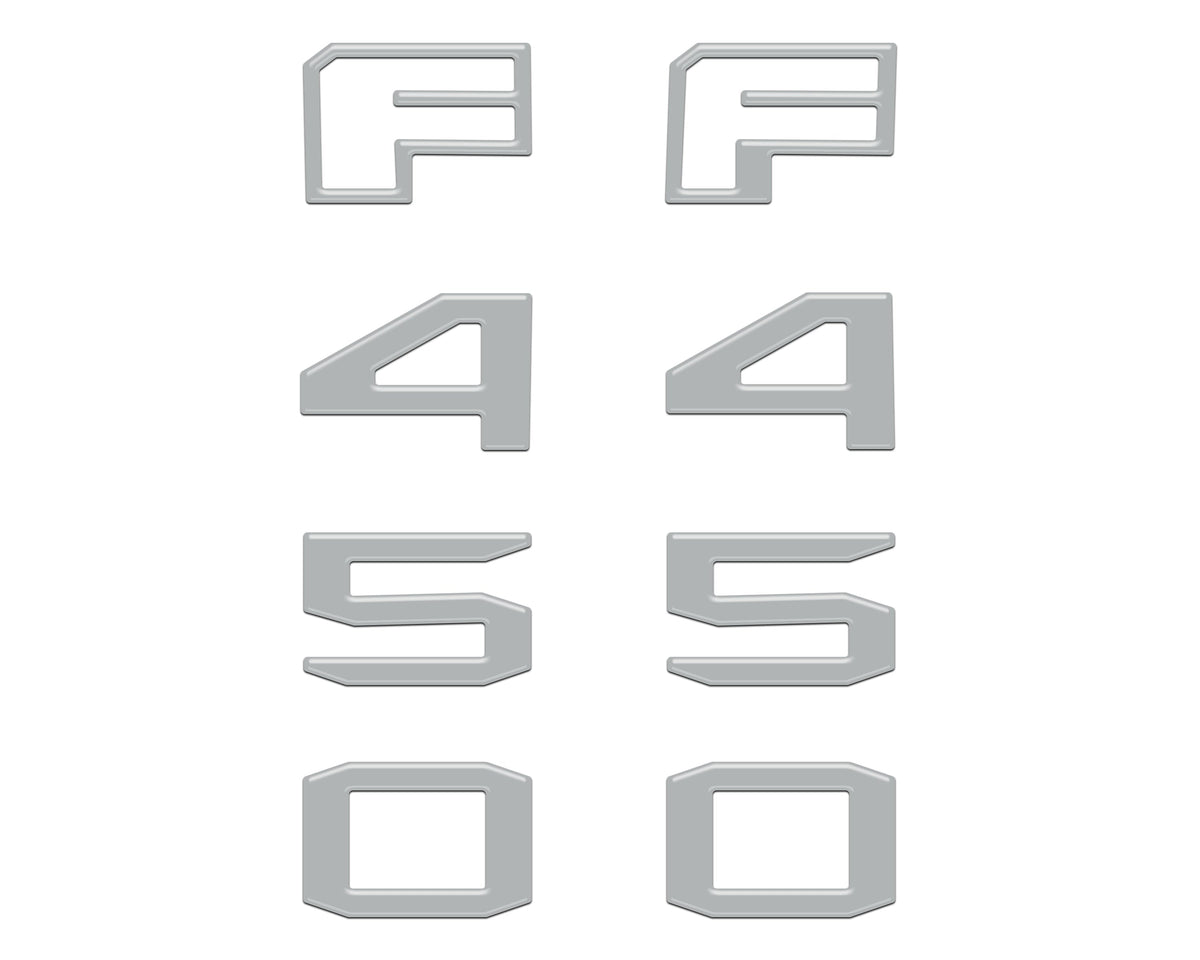 Fender Badge Letter Overlays Fits 2023-2026 Ford Super Duty