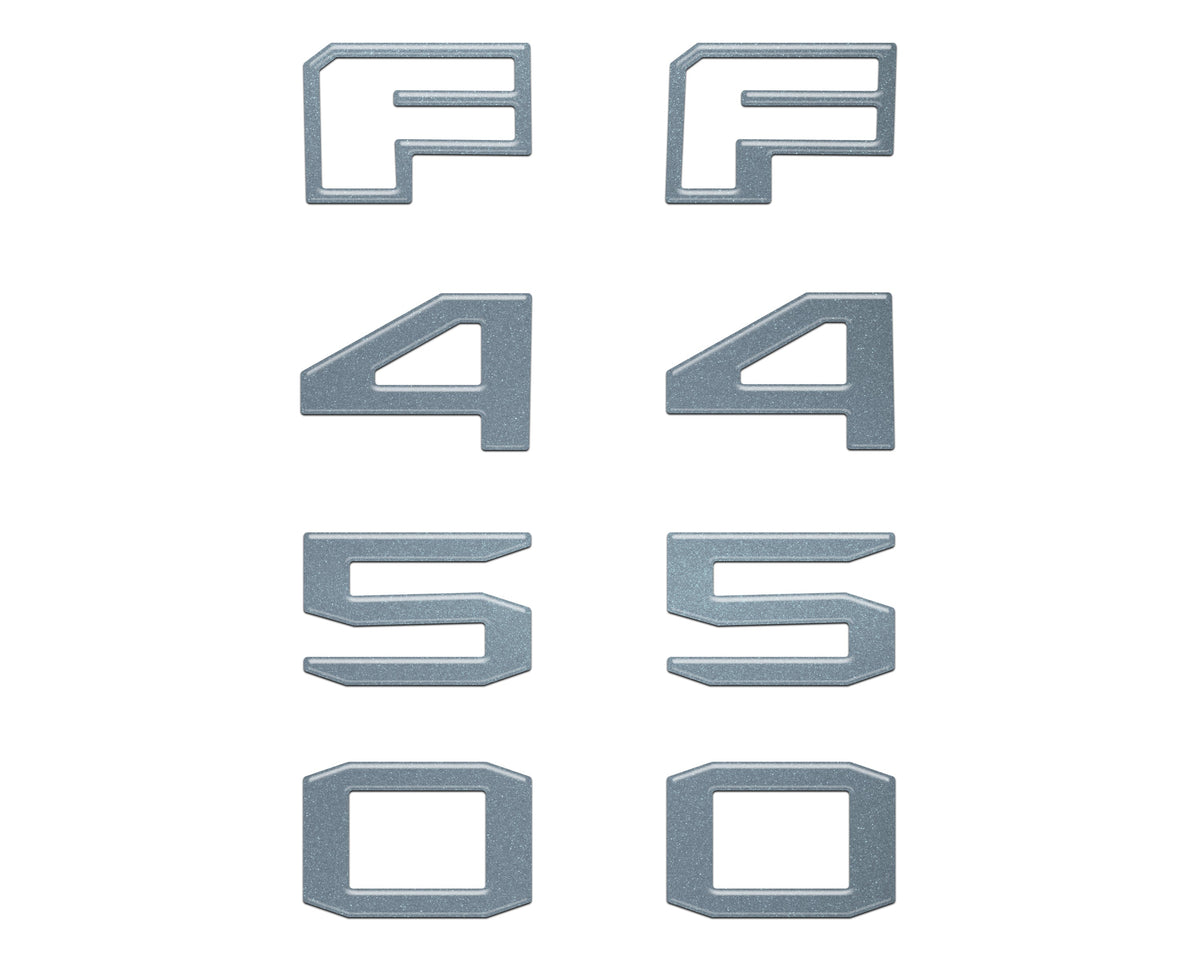 Fender Badge Letter Overlays Fits 2023-2026 Ford Super Duty