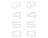 Fender Badge Letter Overlays Fits 2023-2026 Ford Super Duty