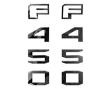 Fender Badge Letter Overlays Fits 2023-2026 Ford Super Duty
