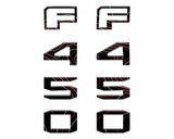 Fender Badge Letter Overlays Fits 2023-2026 Ford Super Duty