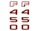 Fender Badge Letter Overlays Fits 2023-2026 Ford Super Duty