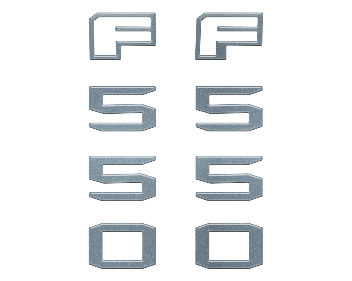 Fender Badge Letter Overlays Fits 2023-2026 Ford Super Duty