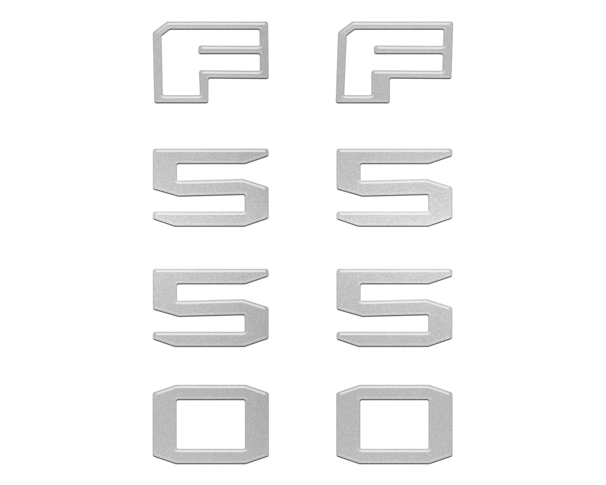 Fender Badge Letter Overlays Fits 2023-2026 Ford Super Duty