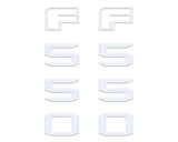 Fender Badge Letter Overlays Fits 2023-2026 Ford Super Duty
