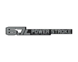 6.7 Power Stroke Badge Fits 2011-2027 Ford Super Duty (Sold as 1)