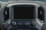 Center Dash A/C Vent Accent Overlays Fits 2019-2021 Chevrolet Silverado