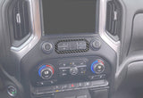 Center Dash Accent Overlay Fits 2019-2027 Chevrolet Silverado