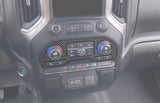 Center Dash Climate Control Accent Overlay Fits 2019-2027 Chevrolet Silverado