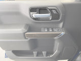 Door Handle Surround Accent Overlays Fits 2019-2021 Chevrolet Silverado