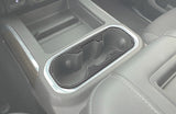 Center Console Cupholder Accent Overlay Fits 2019-2021 Chevrolet Silverado