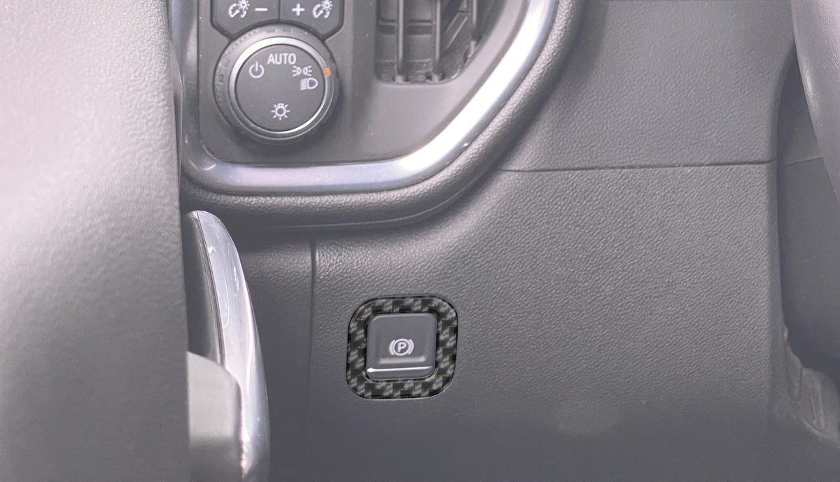 Parking Brake Accent Overlay Fits 2019-2021 Chevrolet Silverado