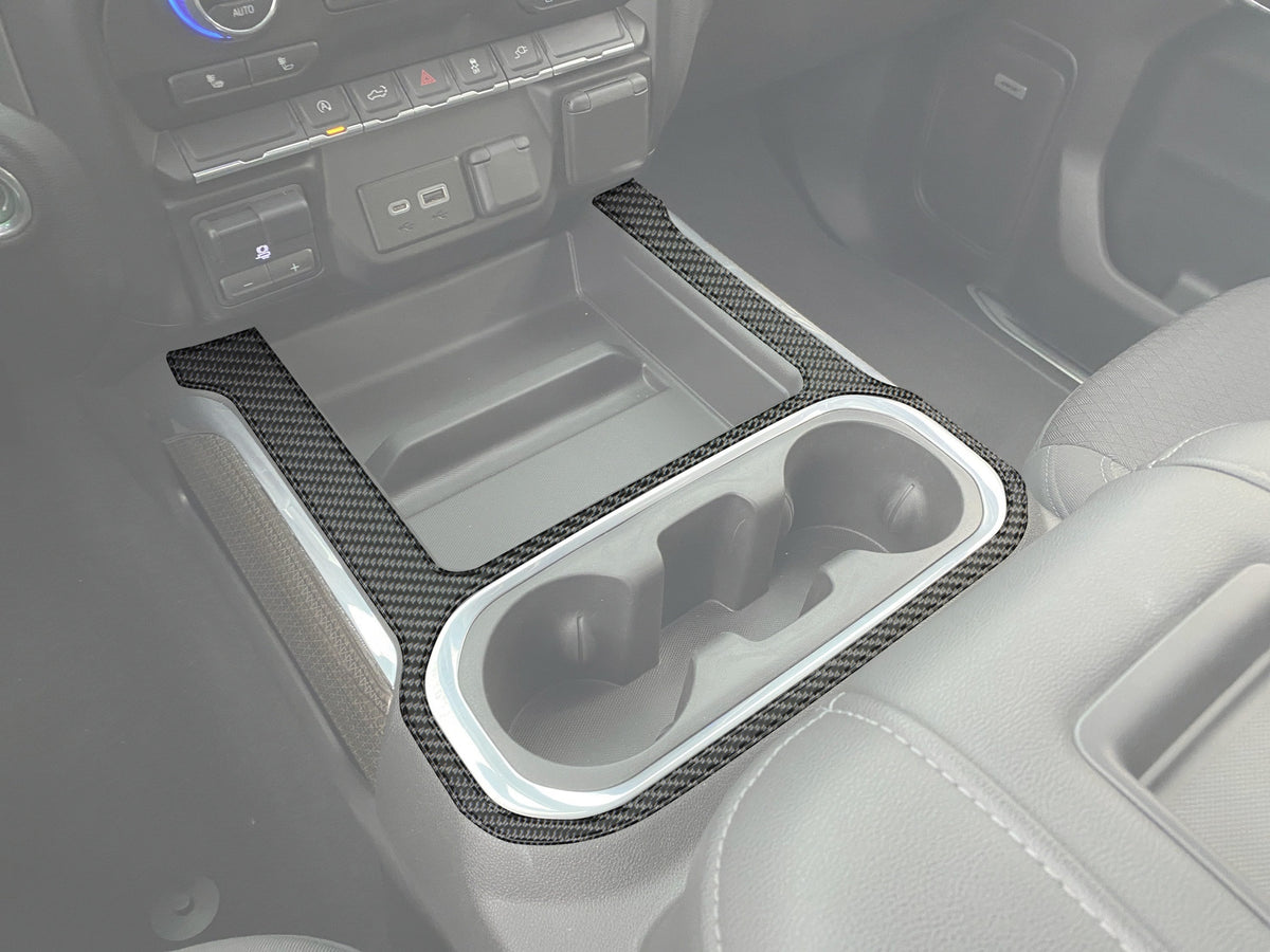 Center Console Accent Overlay Fits 2019-2027 Chevrolet Silverado