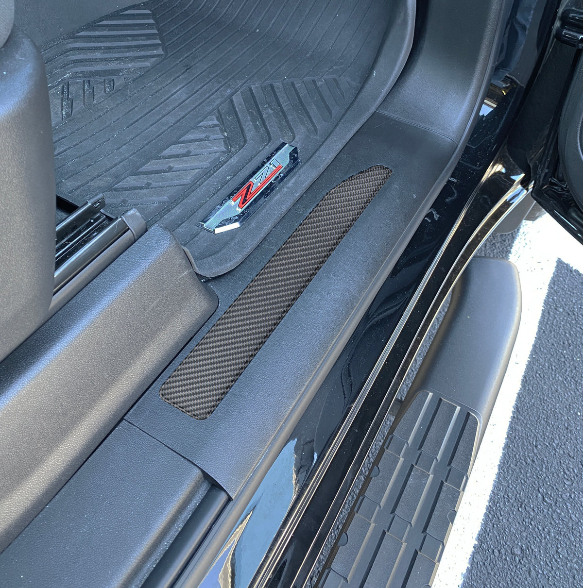 Door Sill Plate Overlays Fits 2019-2027 Chevrolet Silverado
