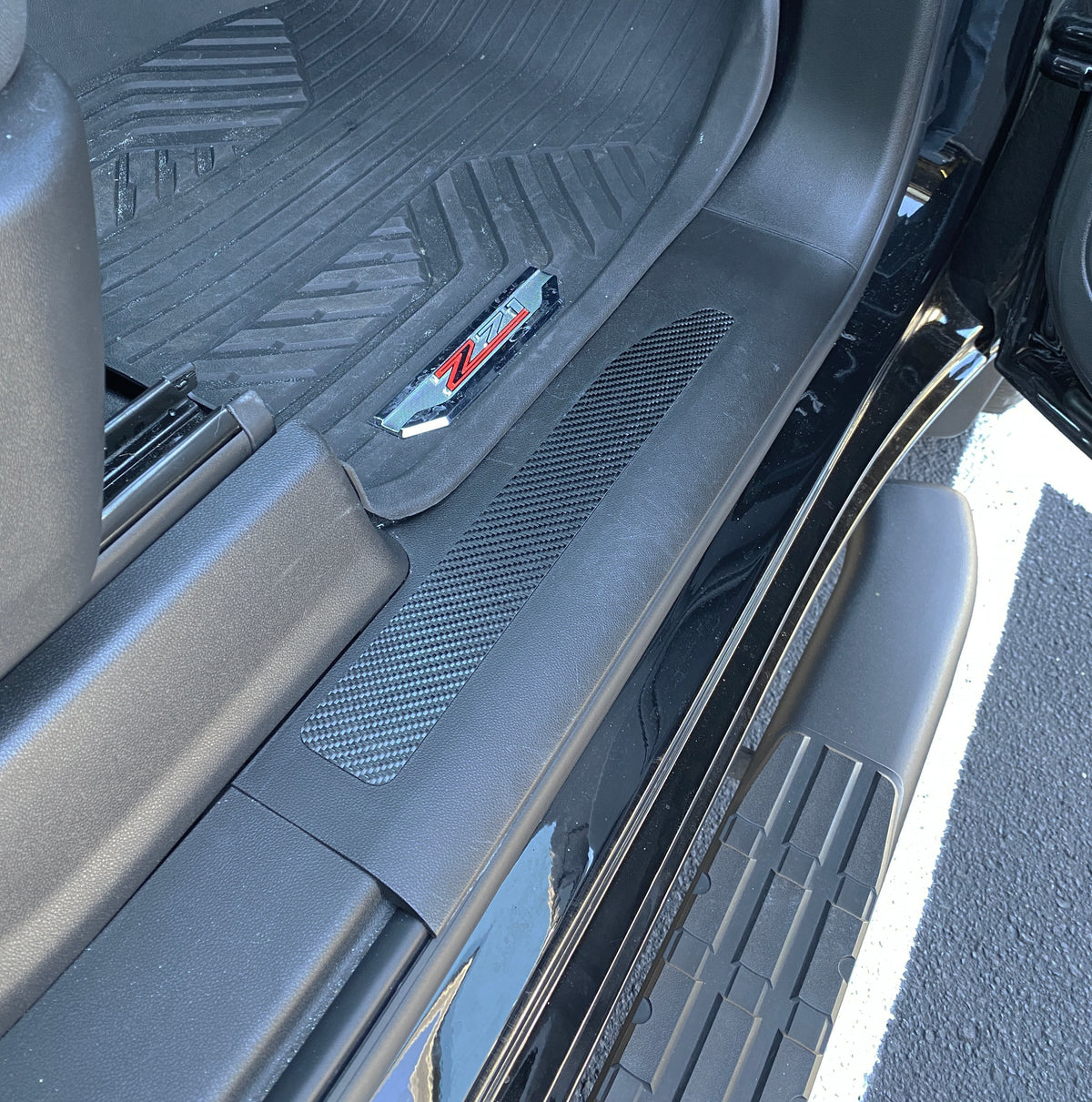 Door Sill Plate Overlays Fits 2019-2027 Chevrolet Silverado