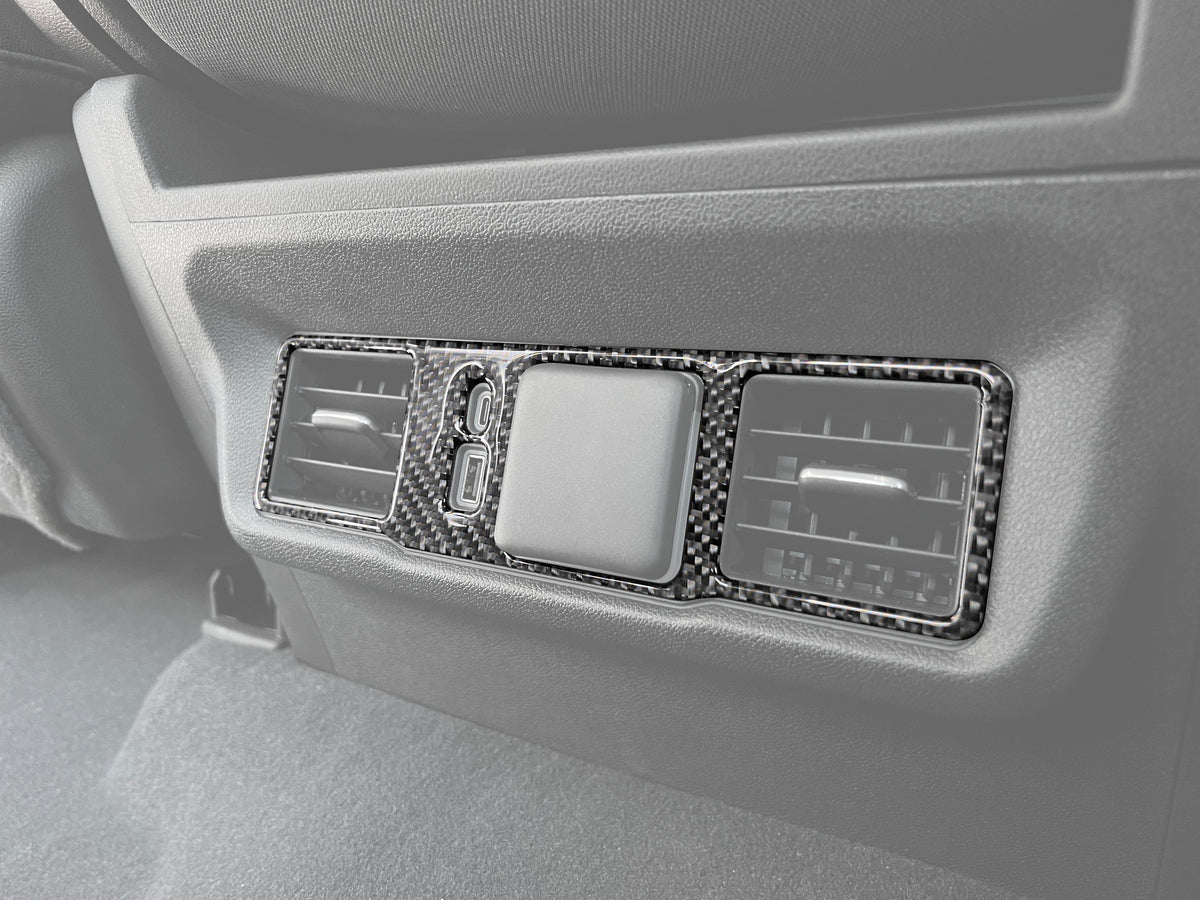 Rear Center Console Accent Trim Fits 2022-2027 Chevrolet Silverado