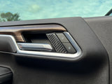 Front Door Handle Accent Trim Fits 2022-2027 Chevrolet Silverado