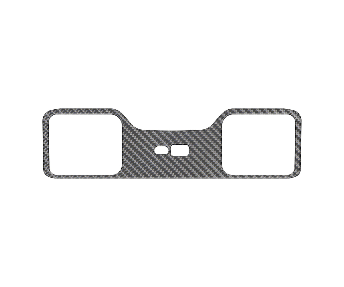 Rear Center Console Accent Trim Fits 2022-2027 Chevrolet Silverado