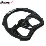Universal Fitment Steering Wheel Battle Type 300Mm Whole Black & Spoon