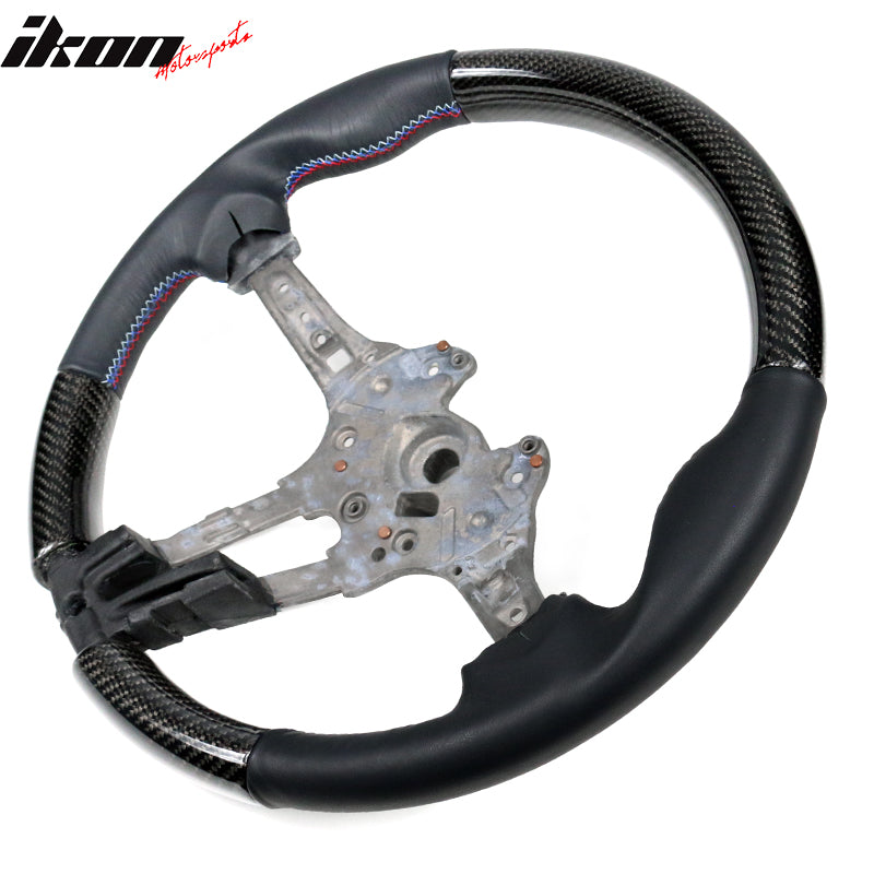 2015-2021Â BMW F80 F82 M Stitch Matte CF Steering Wheel Leather Cover