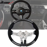 2015-2021Â BMW F80 F82 M Stitch Matte CF Steering Wheel Synthetic Suede