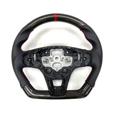2020-2024 Focus Escape Steering Wheel Red Stitch Indicator CF Leather