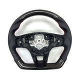 2020-2024 Focus Escape Steering Wheel Red Stitch Carbon Fiber Leather